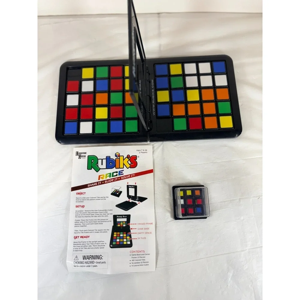 Rubik's‎ Race 2 Player Puzzle Board Game Complete w/ Instructions